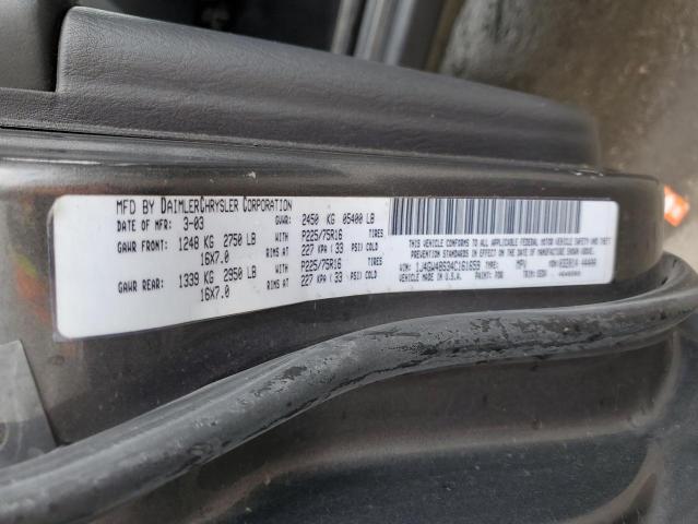 Photo 14 from auction – 2004 JEEP GRAND CHER with VIN 1J4GW48S34C161659