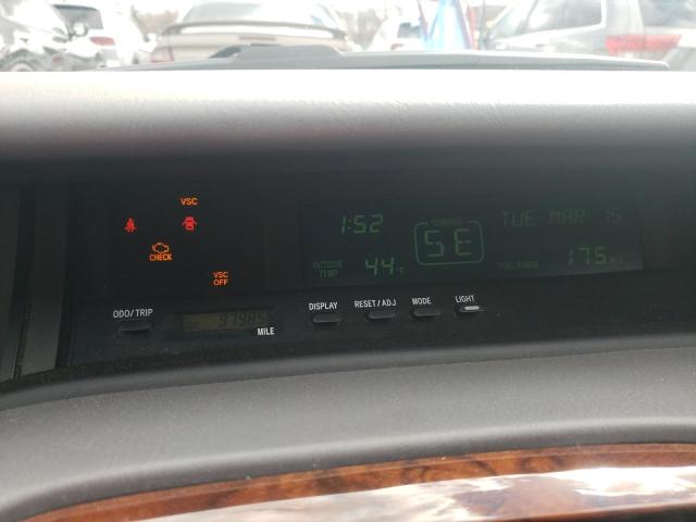 Photo 9 from auction – 2002 TOYOTA AVALON XL with VIN 4T1BF28B62U256868