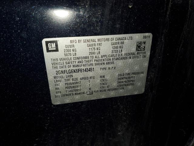 Photo 14 from auction – 2015 CHEVROLET EQUINOX LT with VIN 2GNFLGEK6F6143451