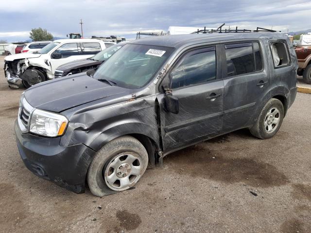 HONDA PILOT LX 2013 with VIN 5FNYF3H28DB002014 - Photo from auction