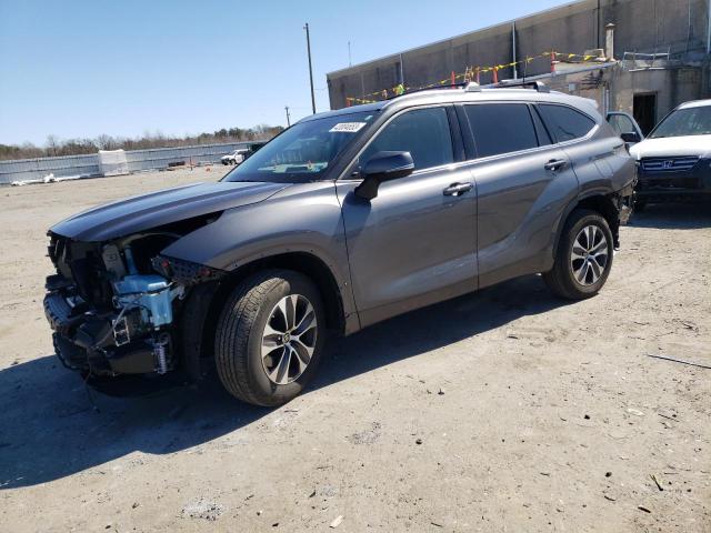 TOYOTA HIGHLANDER 2021 with VIN 5TDGZRBH3MS551456 - Photo from auction