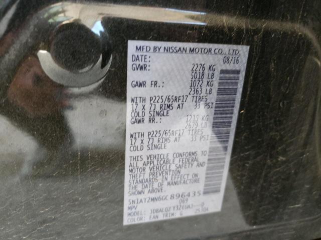 Photo 14 from auction – 2016 NISSAN ROGUE S with VIN 5N1AT2MN6GC896435