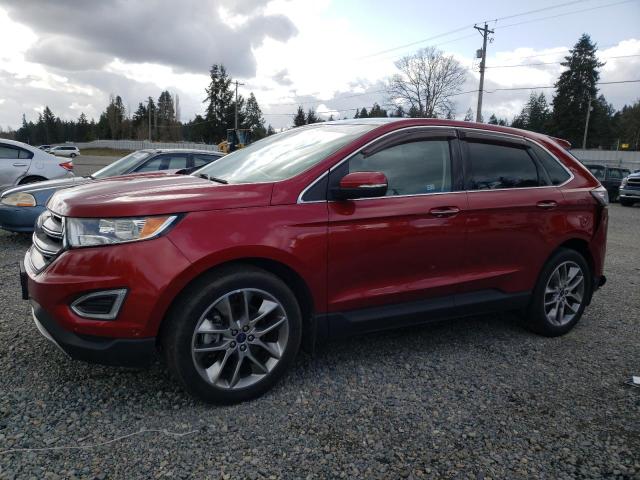 FORD EDGE TITAN 2015 with VIN 2FMPK4K91FBB28309 - Photo from auction