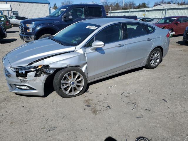 FORD FUSION SE 2017 with VIN 3FA6P0HD4HR253742 - Photo from auction