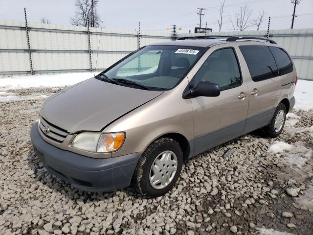 TOYOTA SIENNA LE 2003 with VIN 4T3ZF13C33U510523 - Photo from auction