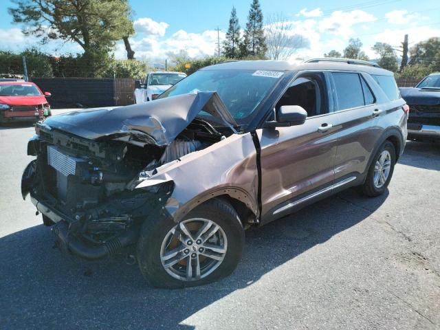 FORD EXPLORER X 2021 with VIN 1FMSK7DH2MGB17955 - Photo from auction