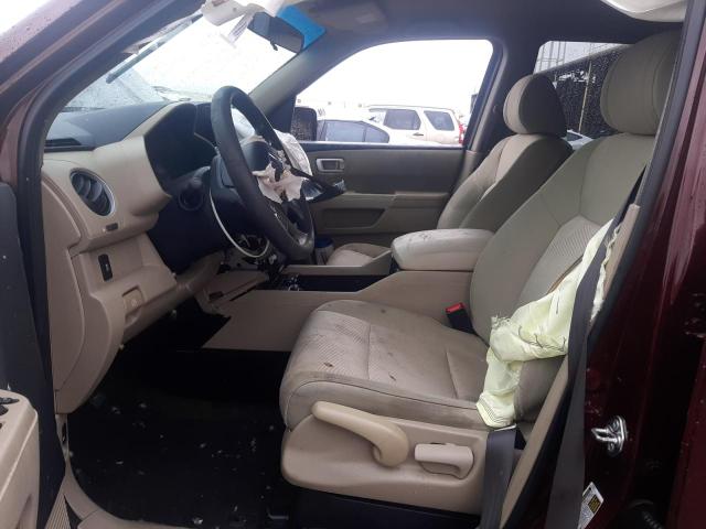 Photo 7 from auction – 2014 HONDA PILOT LX with VIN 5FNYF3H25EB011240