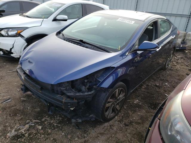 HYUNDAI ELANTRA SE 2016 with VIN 5NPDH4AE3GH744345 - Photo from auction