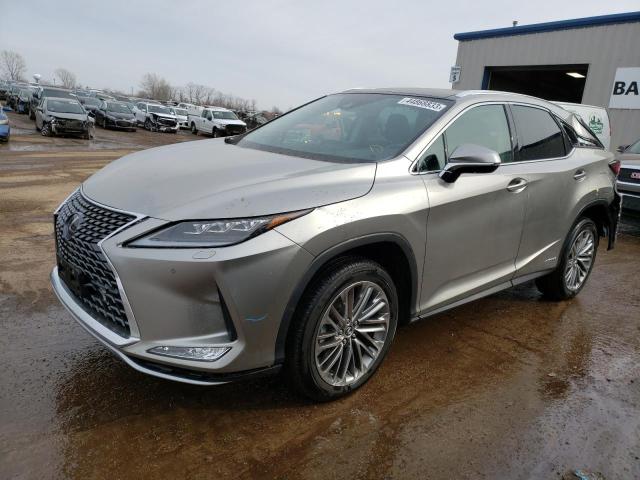 LEXUS RX 450H 2022 with VIN 2T2JGMDA1NC085949 - Photo from auction