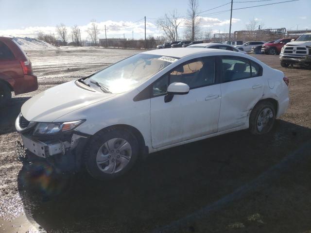 HONDA CIVIC LX 2015 with VIN 2HGFB2F41FH022122 - Photo from auction