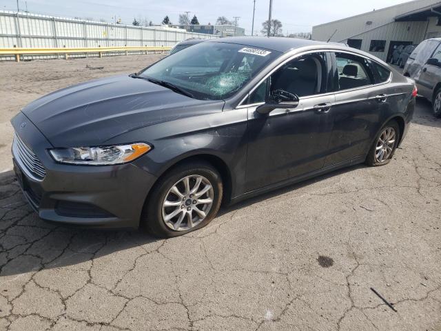 FORD FUSION S 2015 with VIN 3FA6P0G75FR119914 - Photo from auction