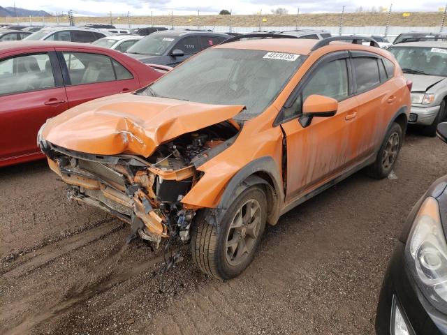 SUBARU CROSSTREK 2018 with VIN JF2GTABC9JH219174 - Photo from auction