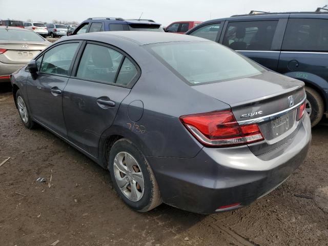 Photo 2 from auction – 2014 HONDA CIVIC LX with VIN 19XFB2F59EE028610