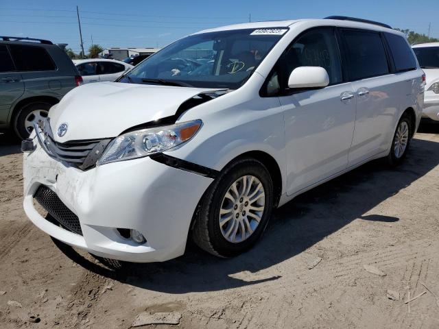 TOYOTA SIENNA XLE 2014 with VIN 5TDYK3DC6ES515396 - Photo from auction