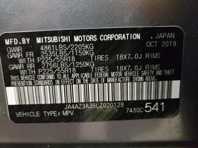 Photo 14 from auction – 2020 MITSUBISHI OUTLANDER with VIN JA4AZ3A35LZ020128