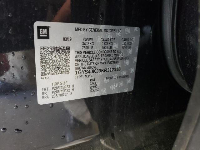 Photo 14 from auction – 2019 CADILLAC ESCALADE E with VIN 1GYS4JKJ9KR312318