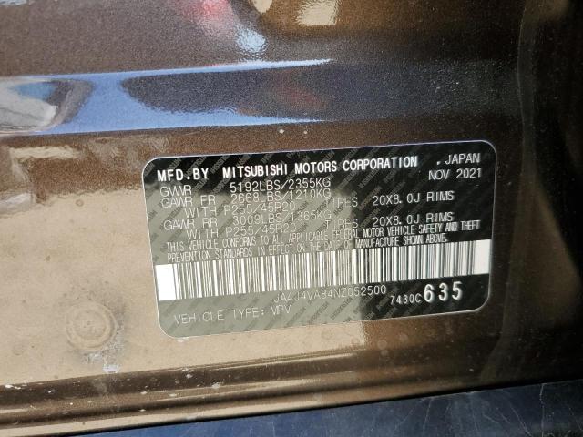 Photo 14 from auction – 2022 MITSUBISHI OUTLANDER with VIN JA4J4VA84NZ052500