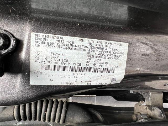 Photo 10 from auction – 2014 FORD FOCUS SE with VIN 1FADP3F29EL365926
