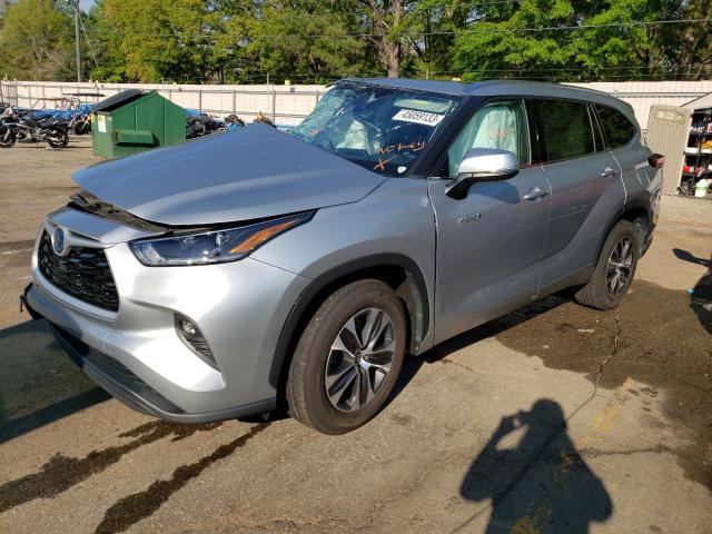 TOYOTA HIGHLANDER 2021 with VIN 5TDGARAH2MS504993 - Photo from auction