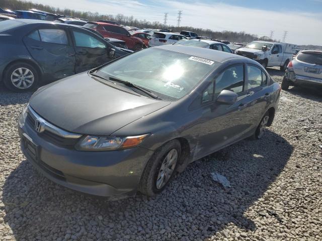 HONDA CIVIC LX 2012 with VIN 2HGFB2F58CH598648 - Photo from auction