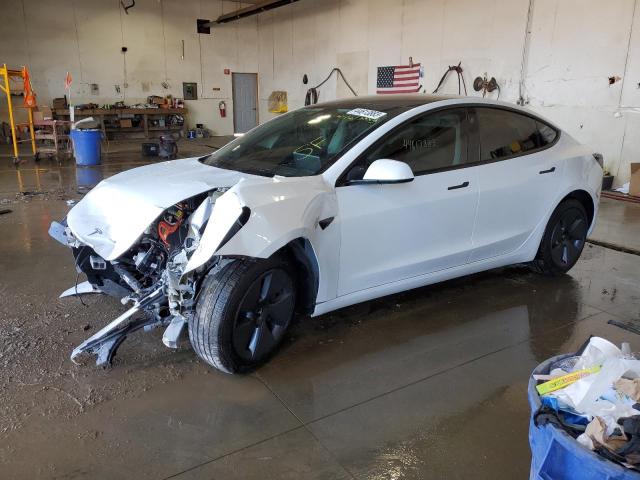 TESLA MODEL 3 2022 with VIN 5YJ3E1EBXNF174018 - Photo from auction