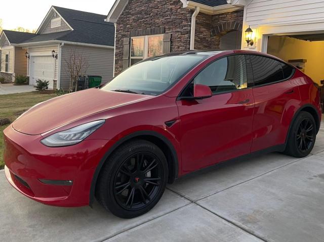 Photo 2 from auction – 2021 TESLA MODEL Y with VIN 5YJYGDEE0MF118549