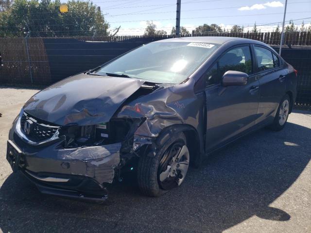 HONDA CIVIC LX 2015 with VIN 19XFB2F5XFE262515 - Photo from auction