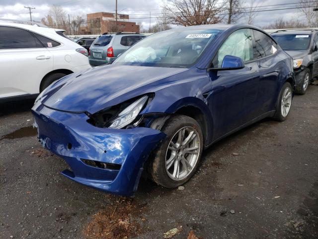 TESLA MODEL Y 2021 with VIN 5YJYGDEE1MF082662 - Photo from auction