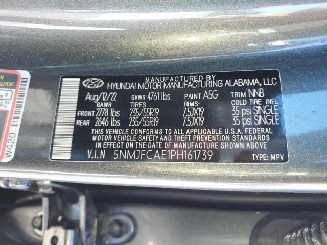 Photo 14 from auction – 2023 HYUNDAI TUCSON SEL with VIN 5NMJFCAE1PH161739