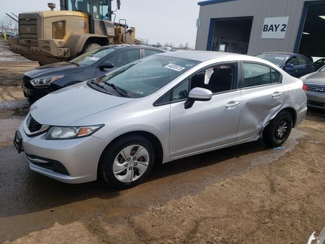 HONDA CIVIC LX 2014 with VIN 2HGFB2F57EH527363 - Photo from auction