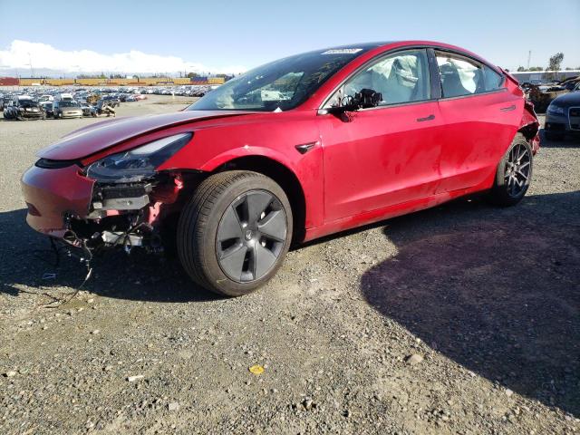 TESLA MODEL 3 2022 with VIN 5YJ3E1EB3NF182977 - Photo from auction