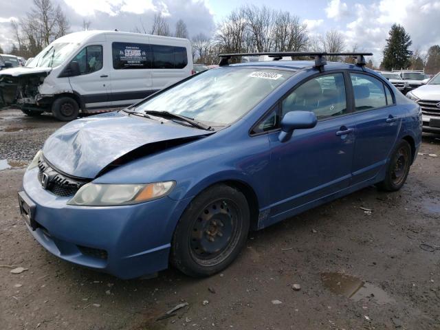 HONDA CIVIC LX 2009 with VIN 19XFA16529E010355 - Photo from auction