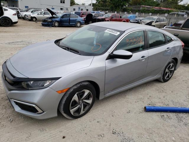 HONDA CIVIC LX 2019 with VIN 19XFC2F65KE047432 - Photo from auction