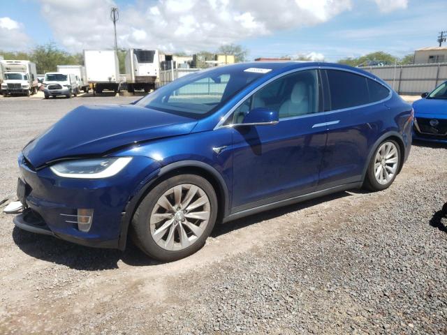 TESLA MODEL X 2016 with VIN 5YJXCBE27GF020883 - Photo from auction