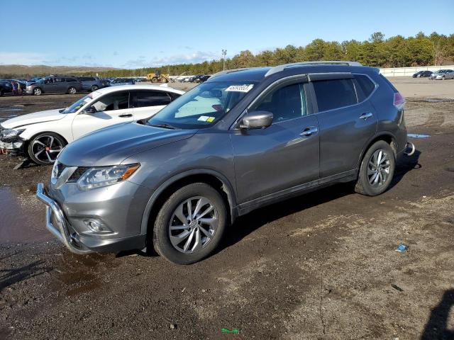 NISSAN ROGUE S 2015 with VIN 5N1AT2MVXFC833787 - Photo from auction