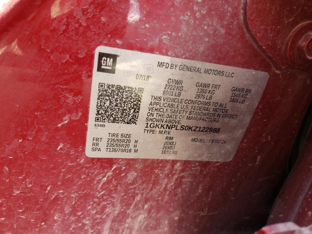 Photo 14 from auction – 2019 GMC ACADIA DEN with VIN 1GKKNPLS0KZ122988