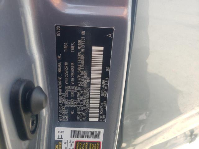 Photo 14 from auction – 2020 TOYOTA HIGHLANDER with VIN 5TDGZRBH0LS040558