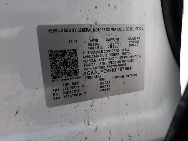 Photo 14 from auction – 2019 GMC TERRAIN SL with VIN 3GKALPEV9KL197964