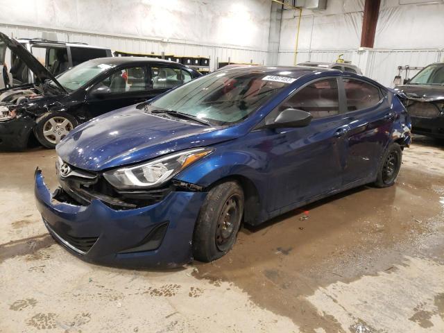 HYUNDAI ELANTRA SE 2016 with VIN 5NPDH4AE2GH738360 - Photo from auction