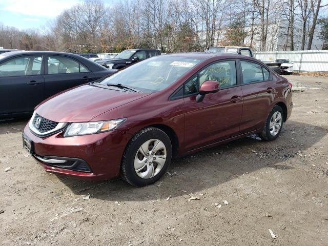 HONDA CIVIC LX 2013 with VIN 2HGFB2F50DH584132 - Photo from auction