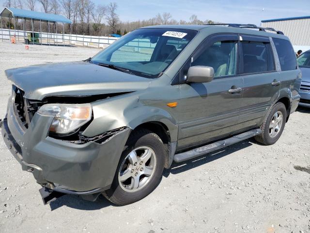 HONDA PILOT EXL 2007 with VIN 5FNYF18657B006503 - Photo from auction
