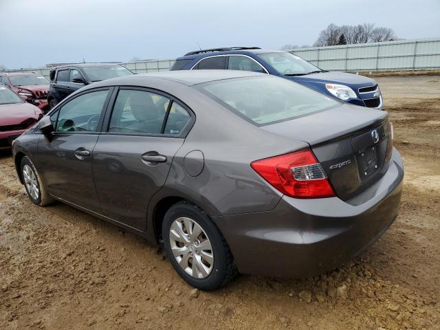 Photo 2 from auction – 2012 HONDA CIVIC LX with VIN 19XFB2F58CE004859