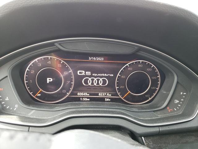 Photo 9 from auction – 2018 AUDI Q5 PREMIUM with VIN WA1BNAFY4J2203891