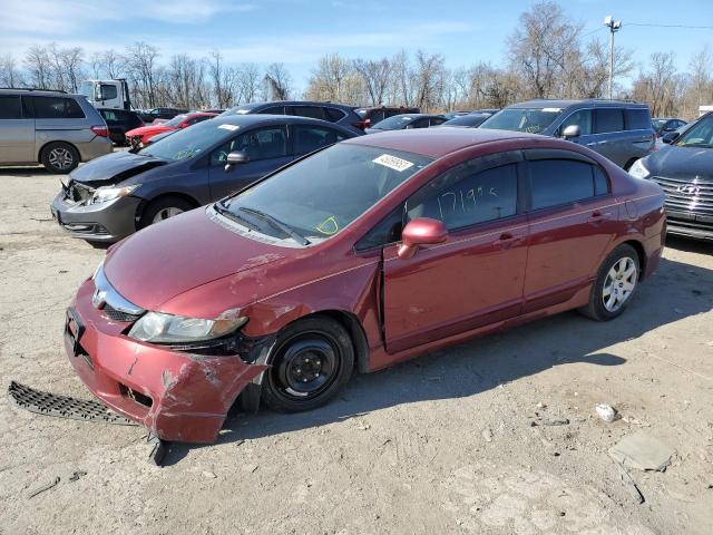 HONDA CIVIC LX 2009 with VIN 1HGFA16519L005754 - Photo from auction