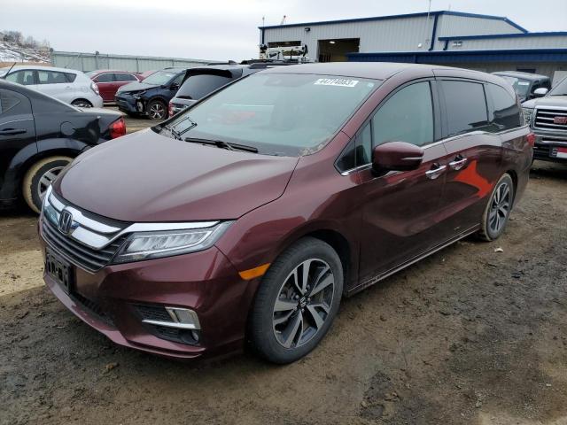 HONDA ODYSSEY EL 2018 with VIN 5FNRL6H90JB006243 - Photo from auction
