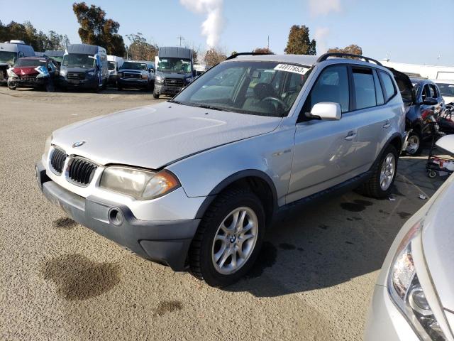 BMW X3 2005 with VIN WBXPA73425WC48599 - Photo from auction