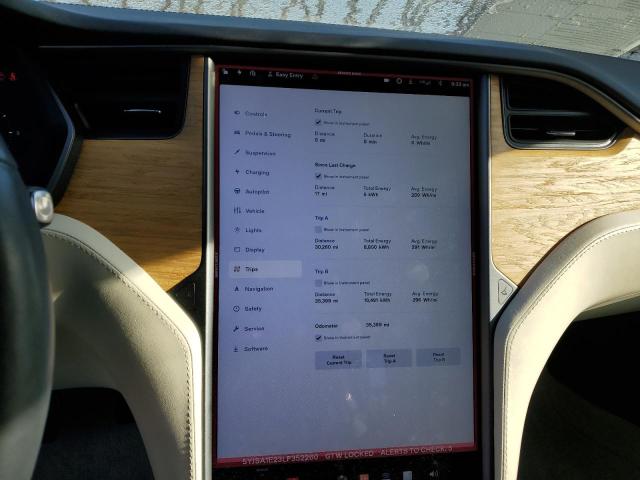 Photo 9 from auction – 2020 TESLA MODEL S with VIN 5YJSA1E23LF352260