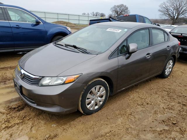 HONDA CIVIC LX 2012 with VIN 19XFB2F58CE004859 - Photo from auction