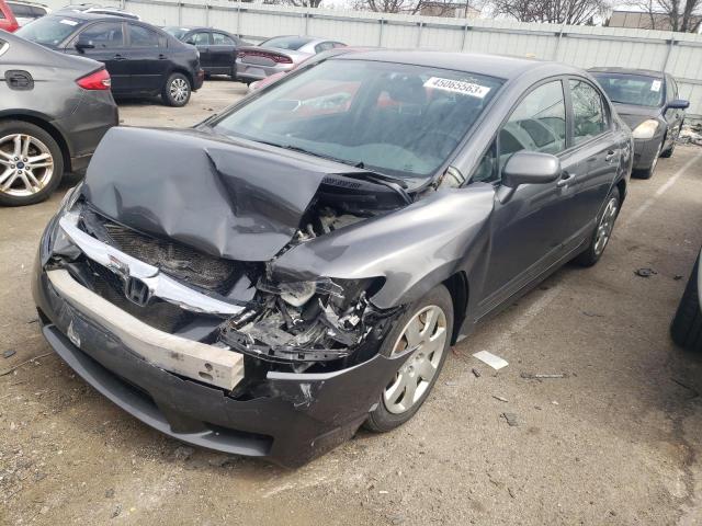 HONDA CIVIC LX 2009 with VIN 19XFA16549E047357 - Photo from auction
