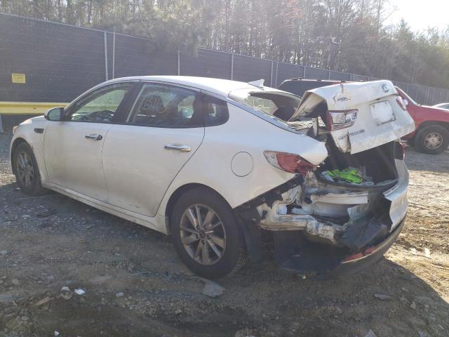 Photo 2 from auction – 2016 KIA OPTIMA LX with VIN KNAGT4L35G5084961